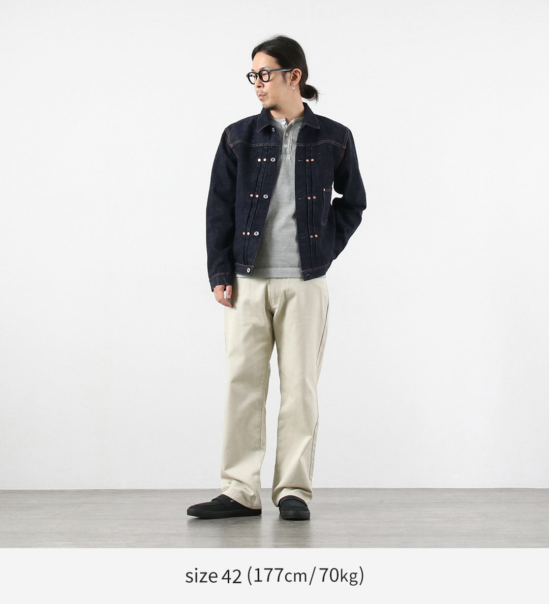 FOB FACTORY / F2465 RS5252-UF Chaqueta vaquera de garaje
