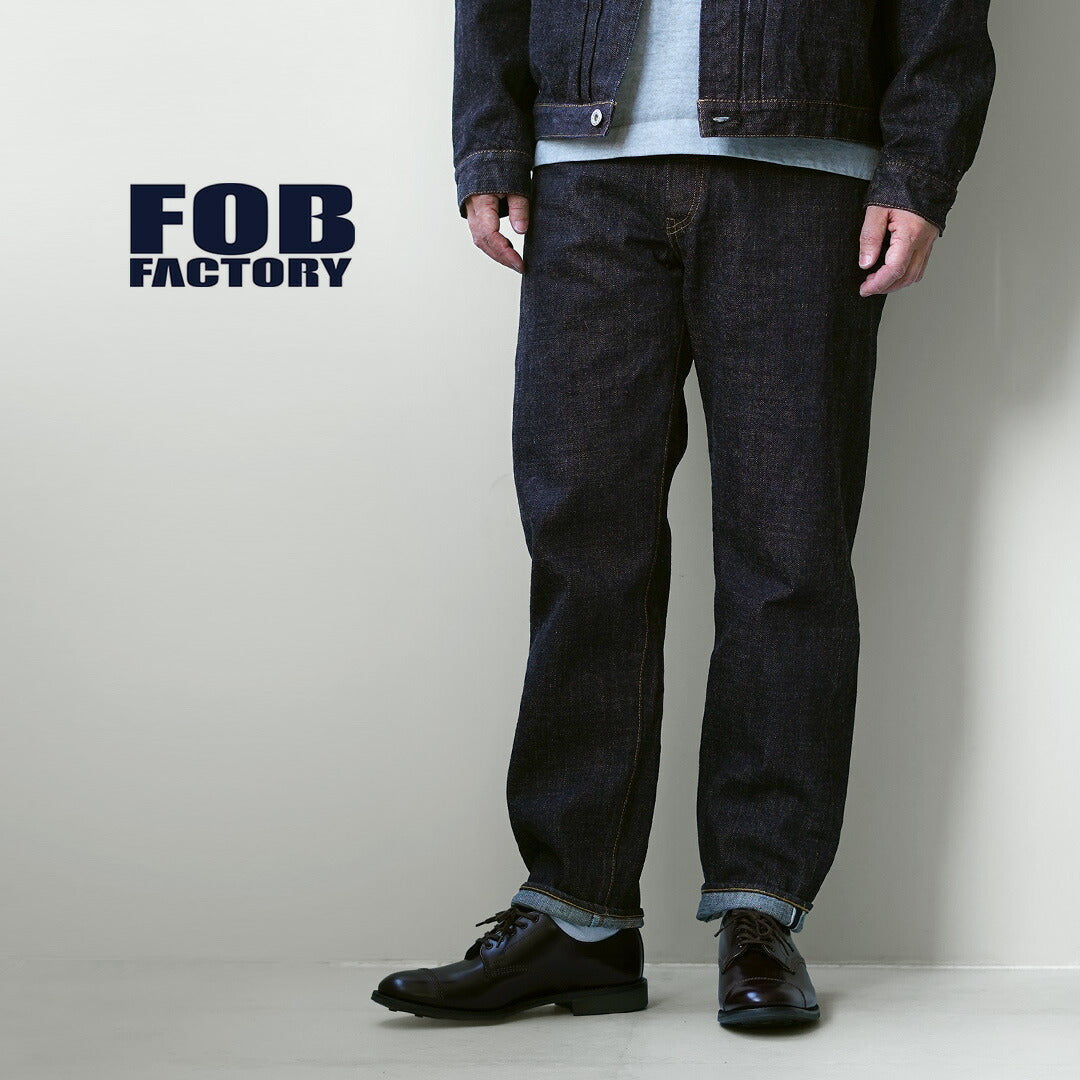 FOB FACTORY / F165-25 RS5252-UF Pantalón vaquero de 5 bolsillos Garage