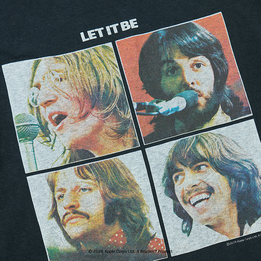 FREE RAGE / The Beatles × FREE RAGE Camiseta de manga corta de algodón reciclado último lanzamiento
