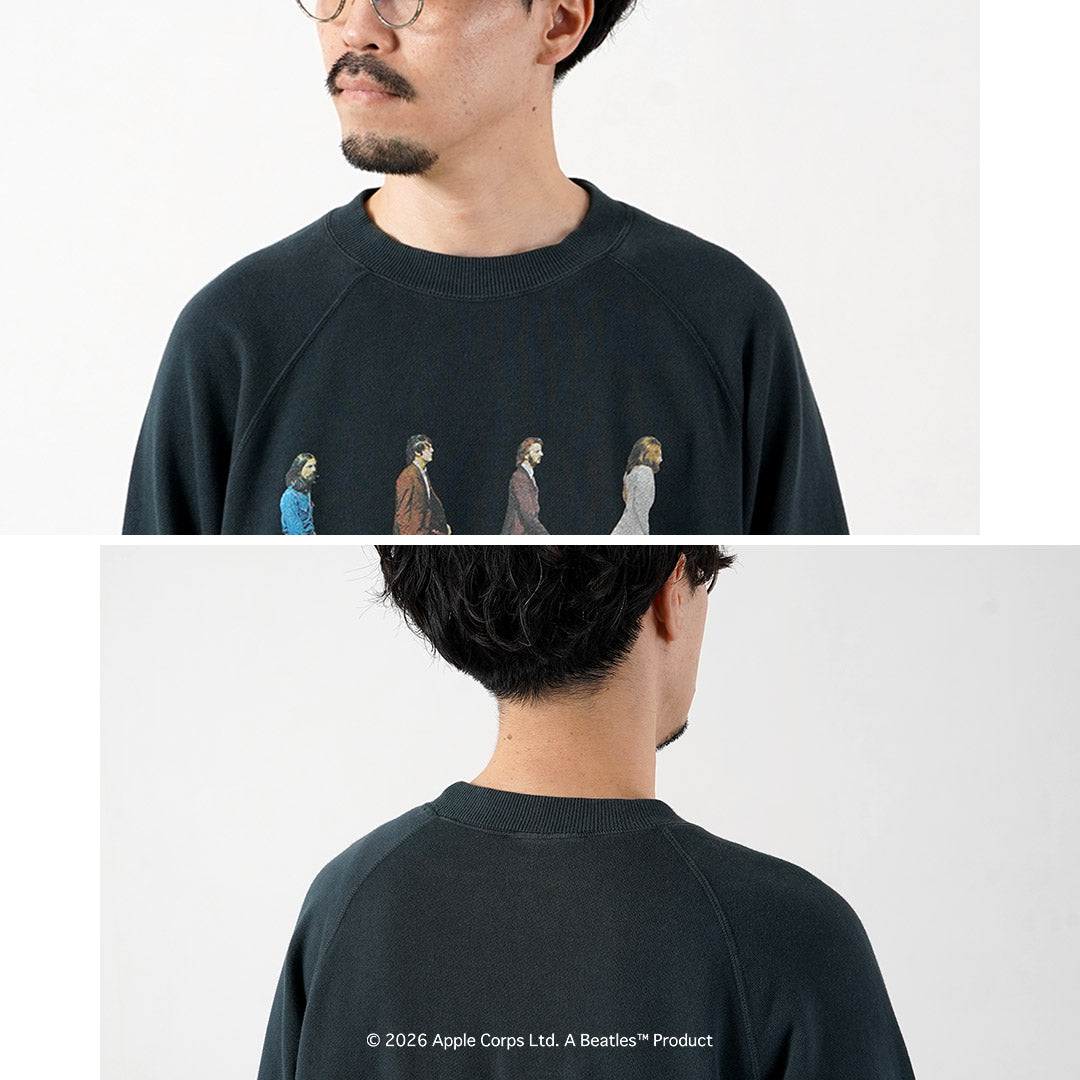 FREE RAGE / The Beatles × FREE RAGE Last Recording 插肩袖运动衫