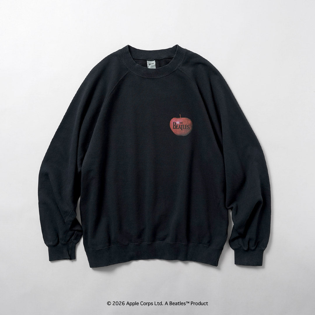 FREE RAGE / The Beatles × FREE RAGE Dernière version Raglan Crew Sweatshirt
