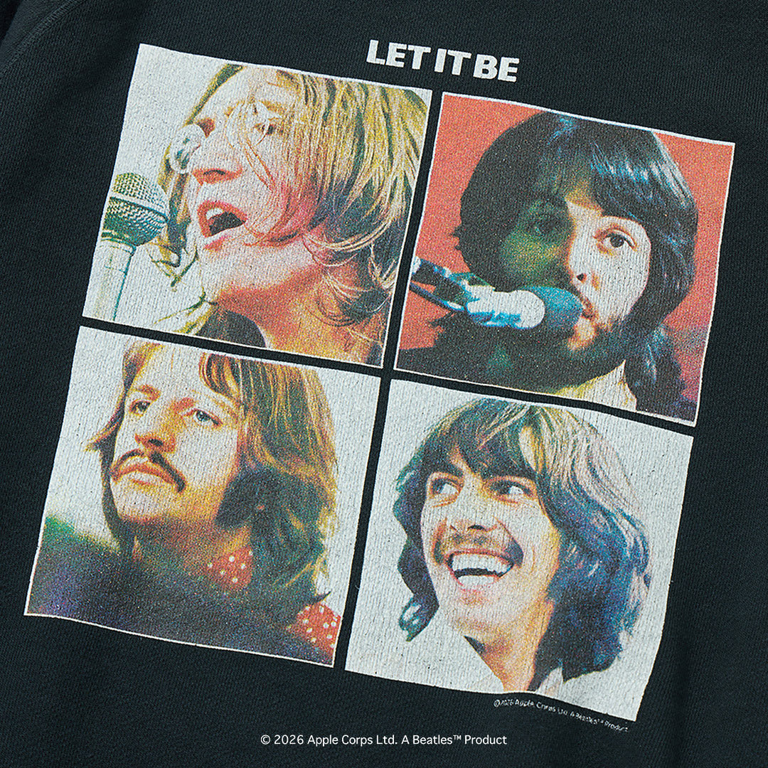 FREE RAGE / The Beatles × FREE RAGE Dernière version Raglan Crew Sweatshirt