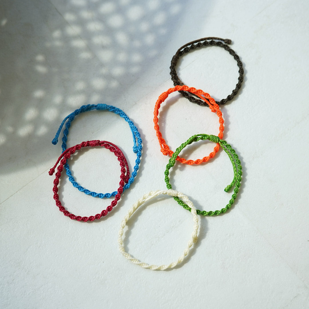 phaduA / Cordon ciré pour bracelet de cheville