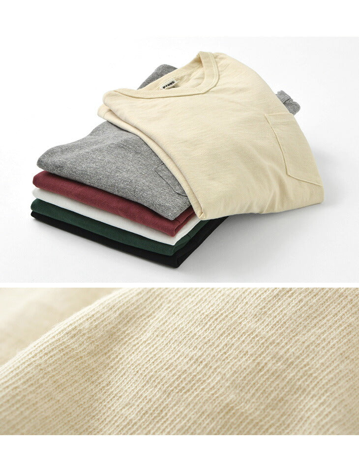 BARNS / BR-1101 Loopwheel Jersey Manches Courtes Col en V