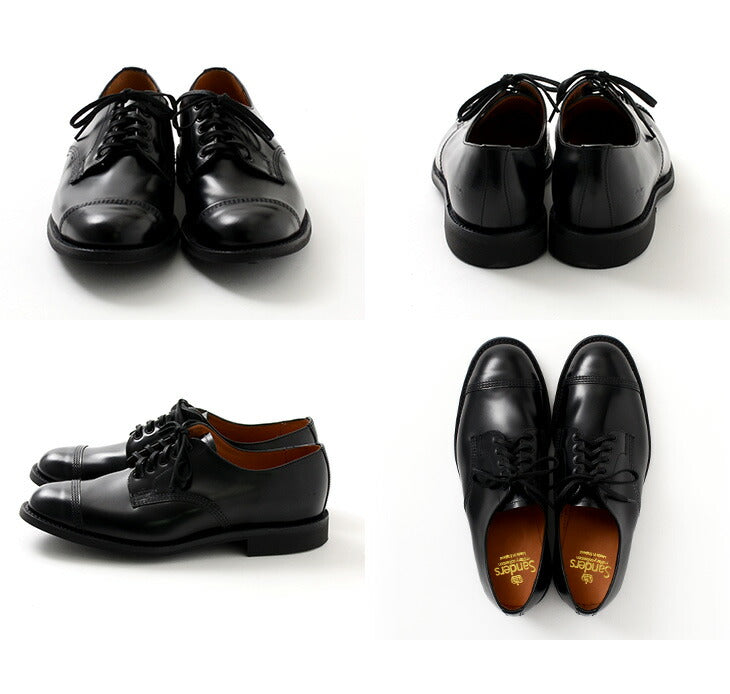 SANDERS / #1128 Chaussures derby militaires Japon Modèle Limité