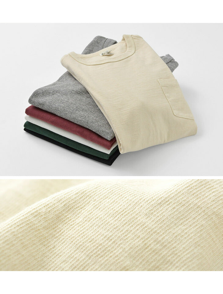 BARNS / BR-1100 Loopwheel Jersey Manches Courtes Col rond