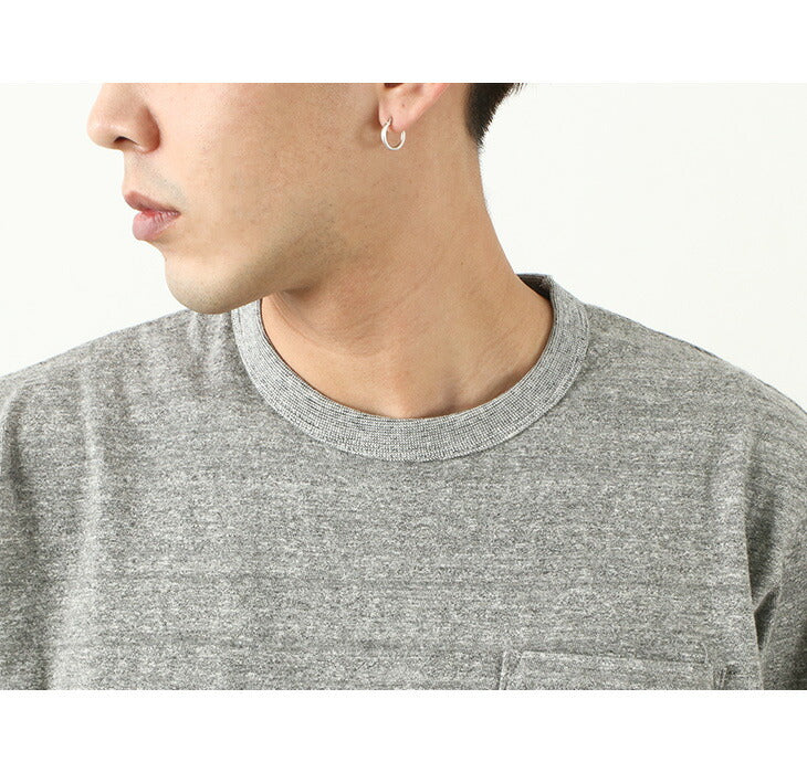 BARNS / BR-1100 Loopwheel Jersey Manches Courtes Col rond