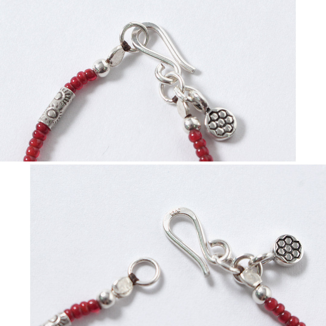 phaduA / White Heart Antique Bead Necklace with Karen Silver, 2026 Model