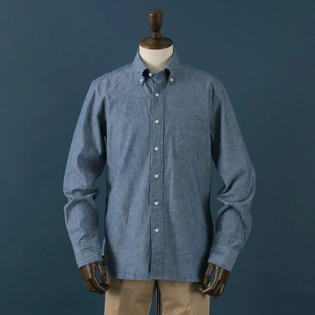 ROCOCO / Camisa con botones de cambray con orillo