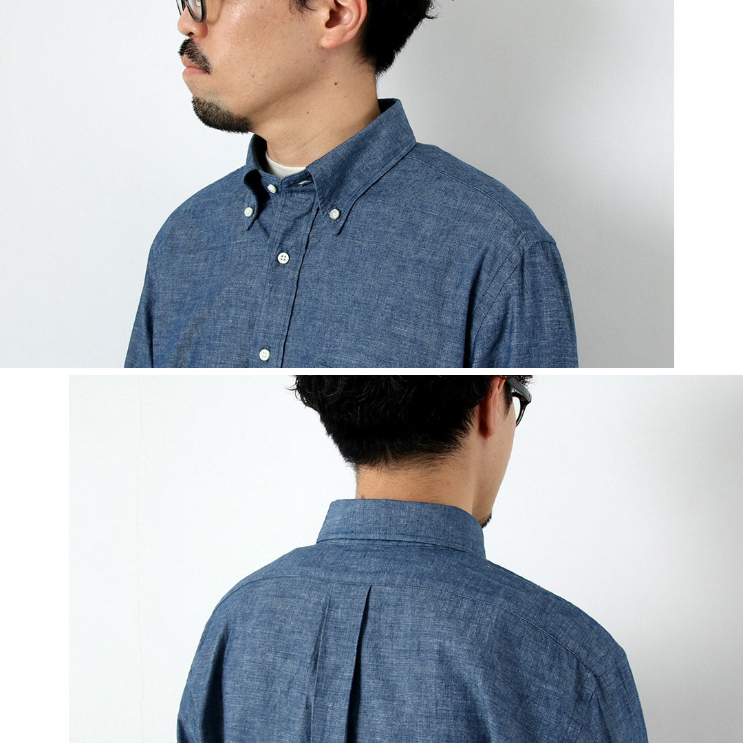 ROCOCO / Camisa con botones de cambray con orillo