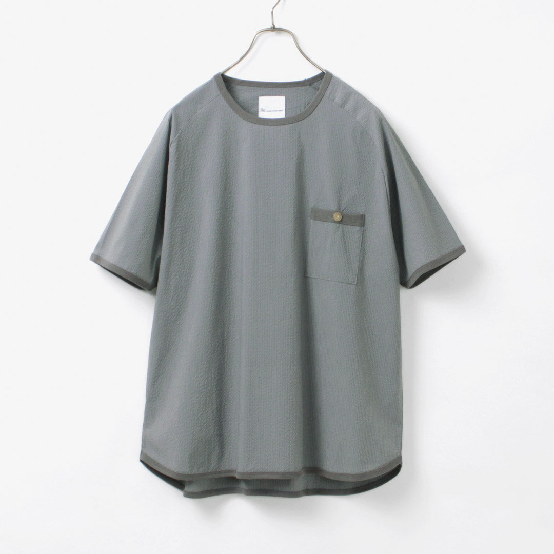 RE MADE IN TOKYO JAPAN / 宽松泡泡纱 T 恤