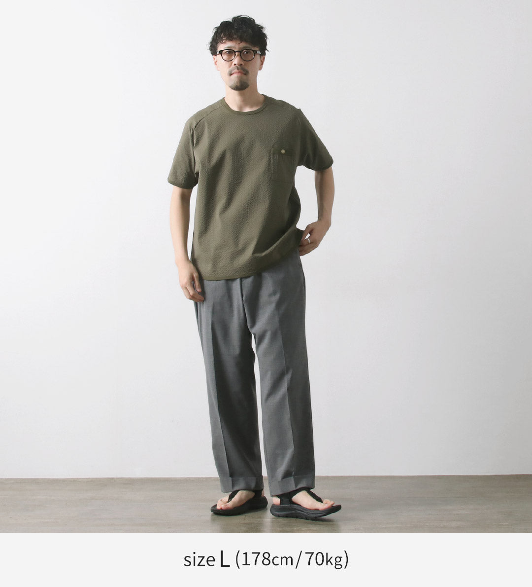 RE MADE IN TOKYO JAPAN / 宽松泡泡纱 T 恤