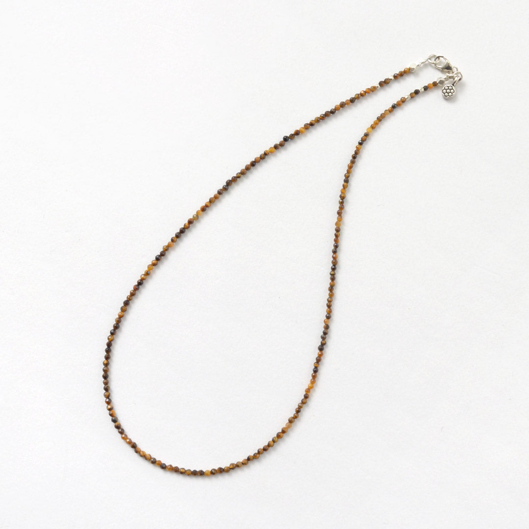 Phadua / Tiger Eye (2 mm) Coloque el collar / tobillera
