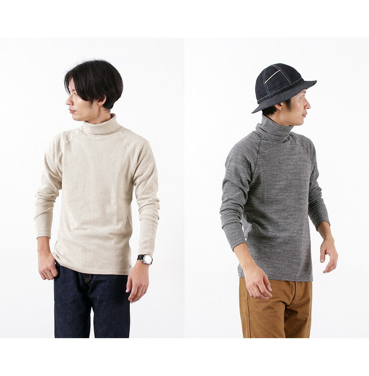 KEPANI / Raffy Spun Fraise Camiseta de manga larga con cuello alto