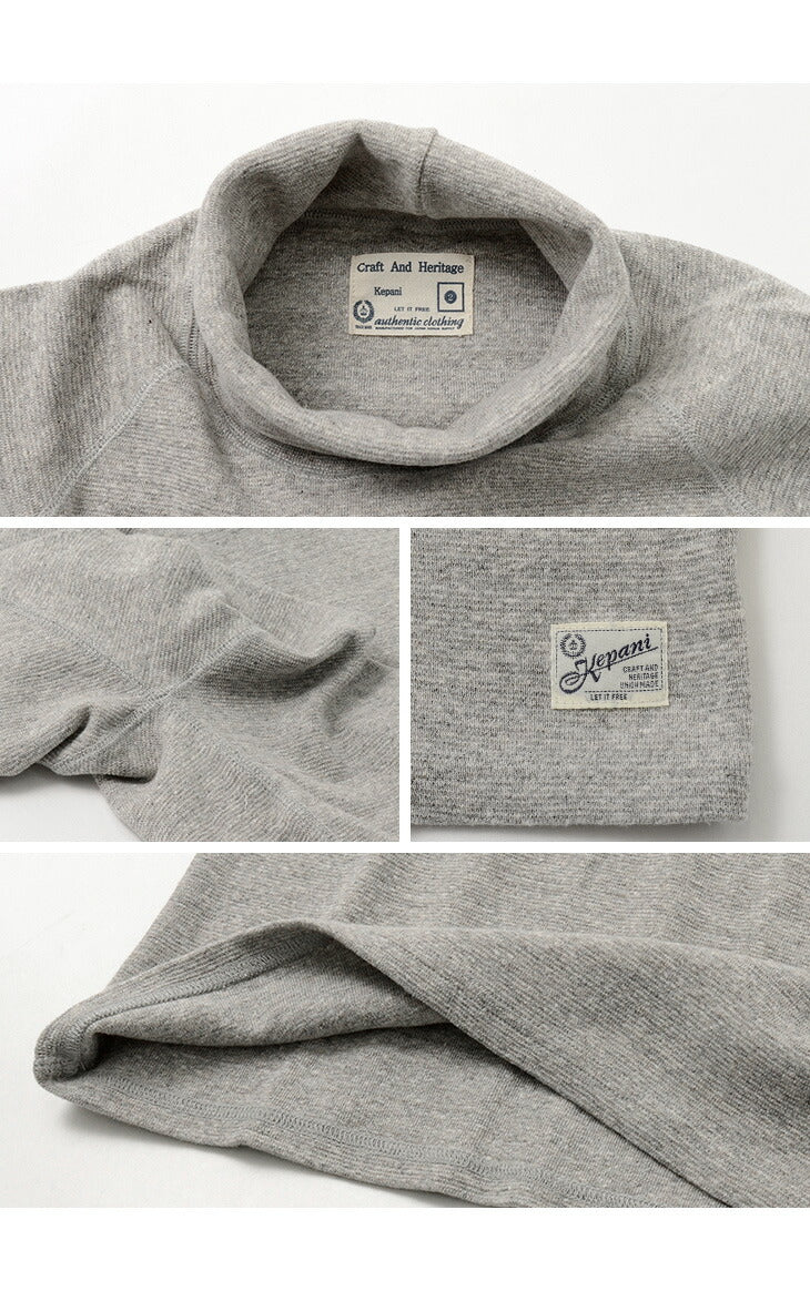 KEPANI / Raffy Spun Fraise Camiseta de manga larga con cuello alto