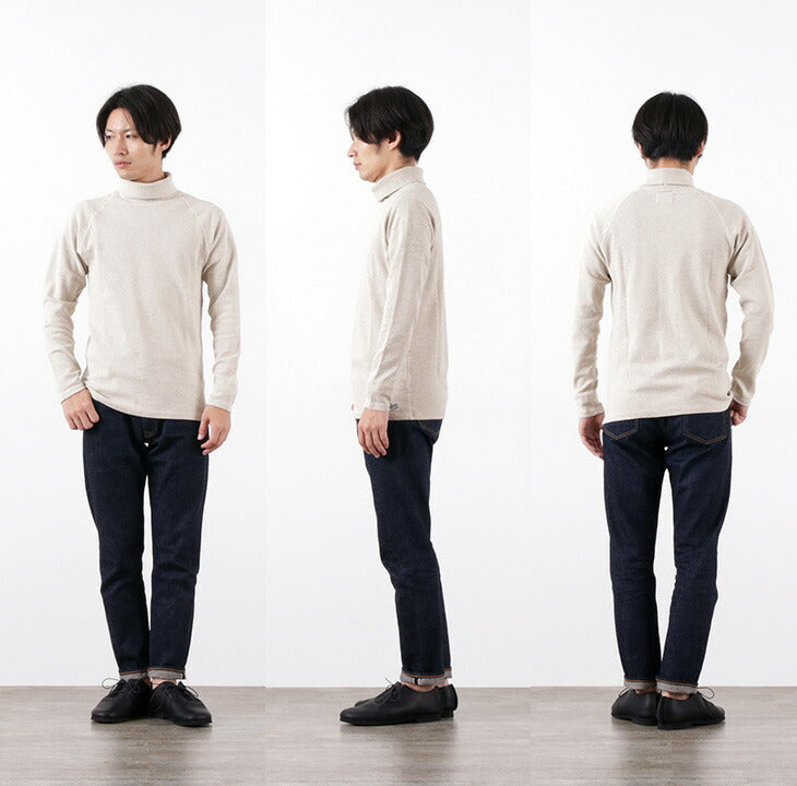 KEPANI / Raffy Spun Fraise Camiseta de manga larga con cuello alto