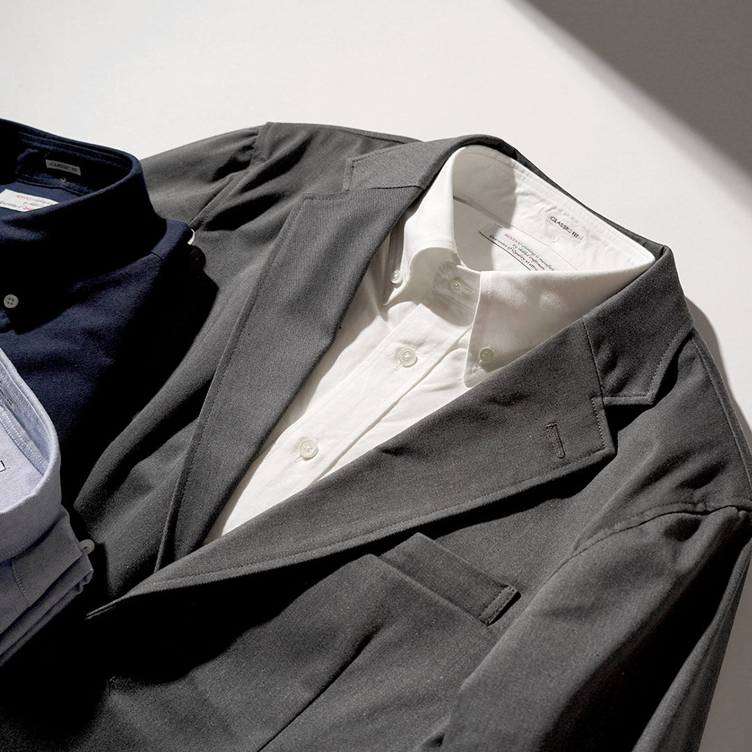 ROCOCO / Chemise boutonnée classique American Oxford