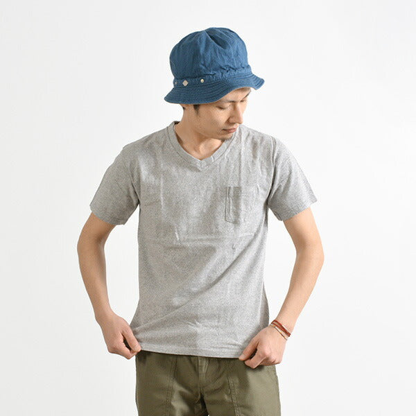 GOOD ON / GOST1408 Short Sleeve V-neck Pocket T-shirt