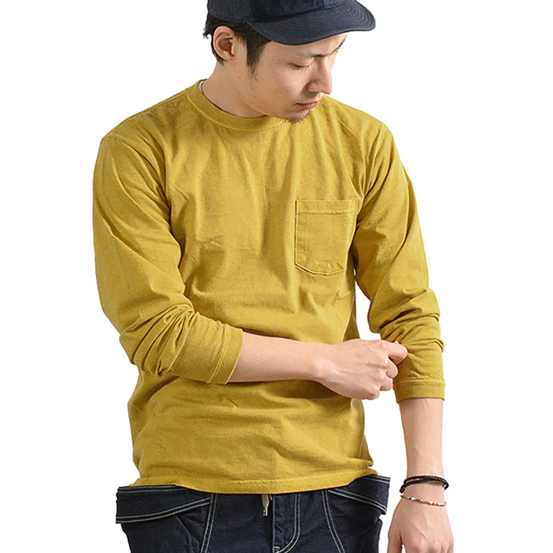 GOOD ON / Long Sleeve Pocket Crew Neck T-Shirt