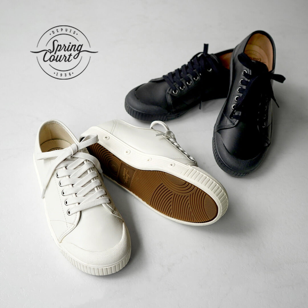 SPRING COURT / Baskets basses en cuir G2