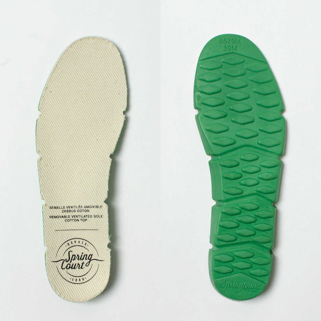 SPRING COURT / Baskets basses en cuir G2