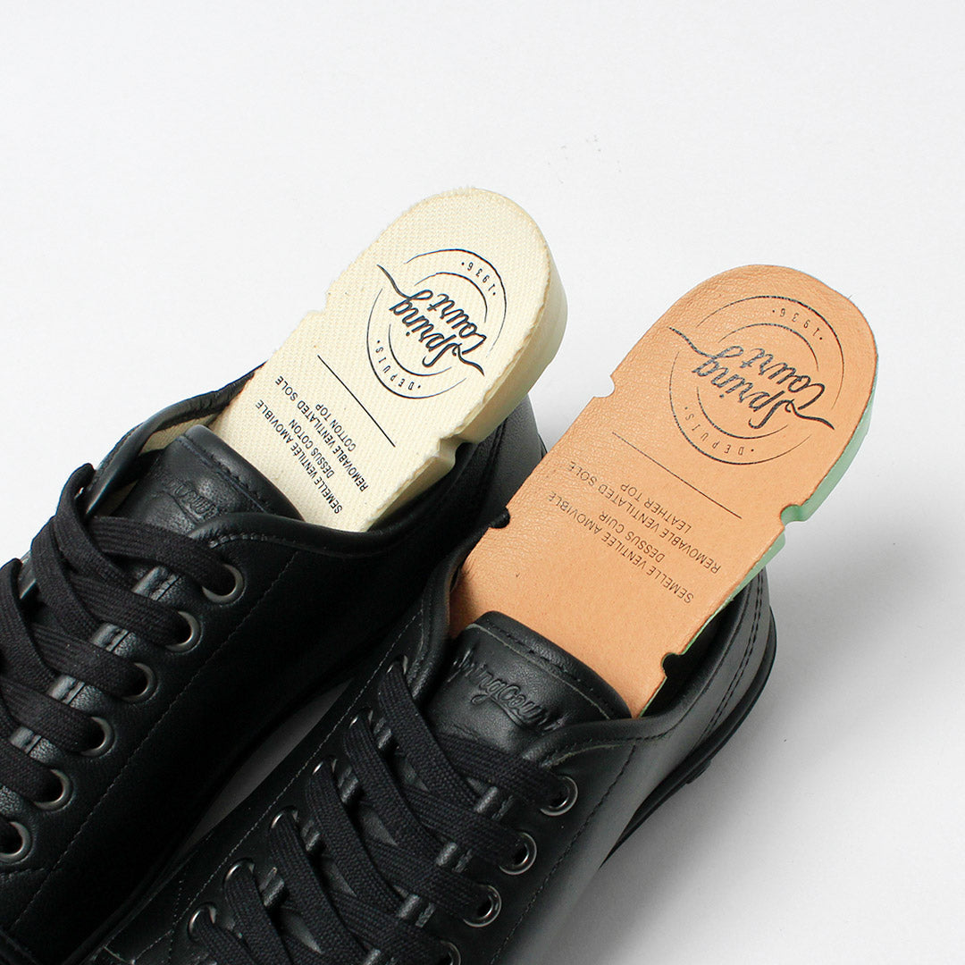 SPRING COURT / Baskets basses en cuir G2