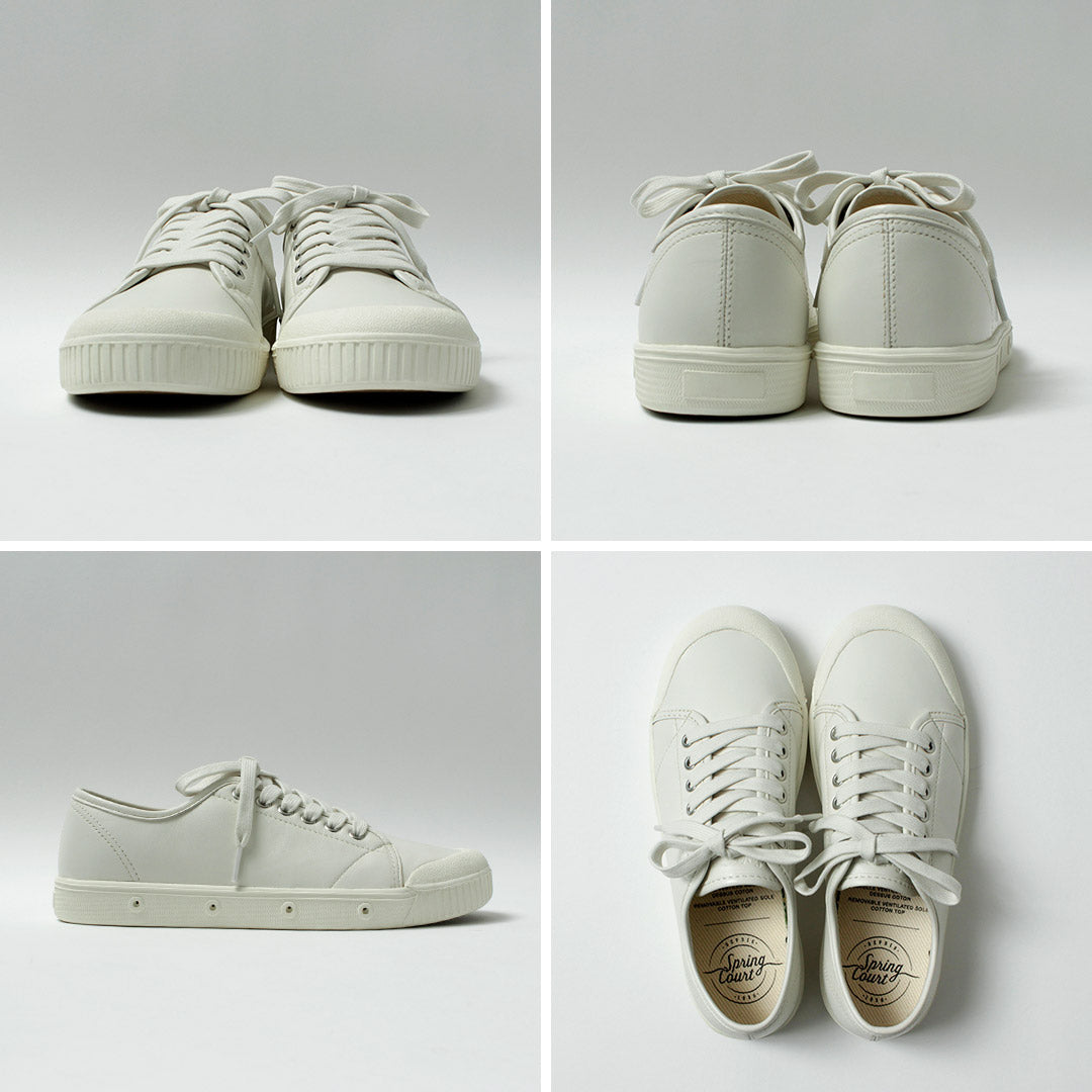 SPRING COURT / Baskets basses en cuir G2
