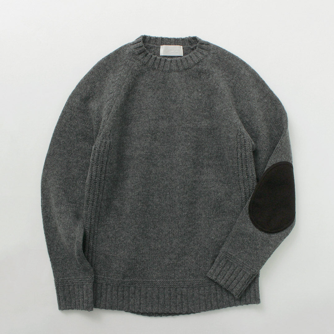 SOGLIA / Landnoah British Wool Crewneck Sweater