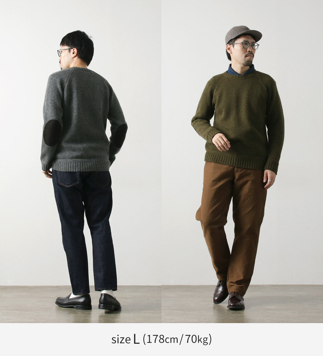 SOGLIA / Landnoah 英国羊毛圆领毛衣