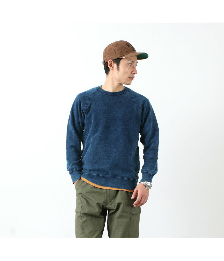 좋은 / gobw101은 Indigo Raglan Crew Sweatshirt입니다