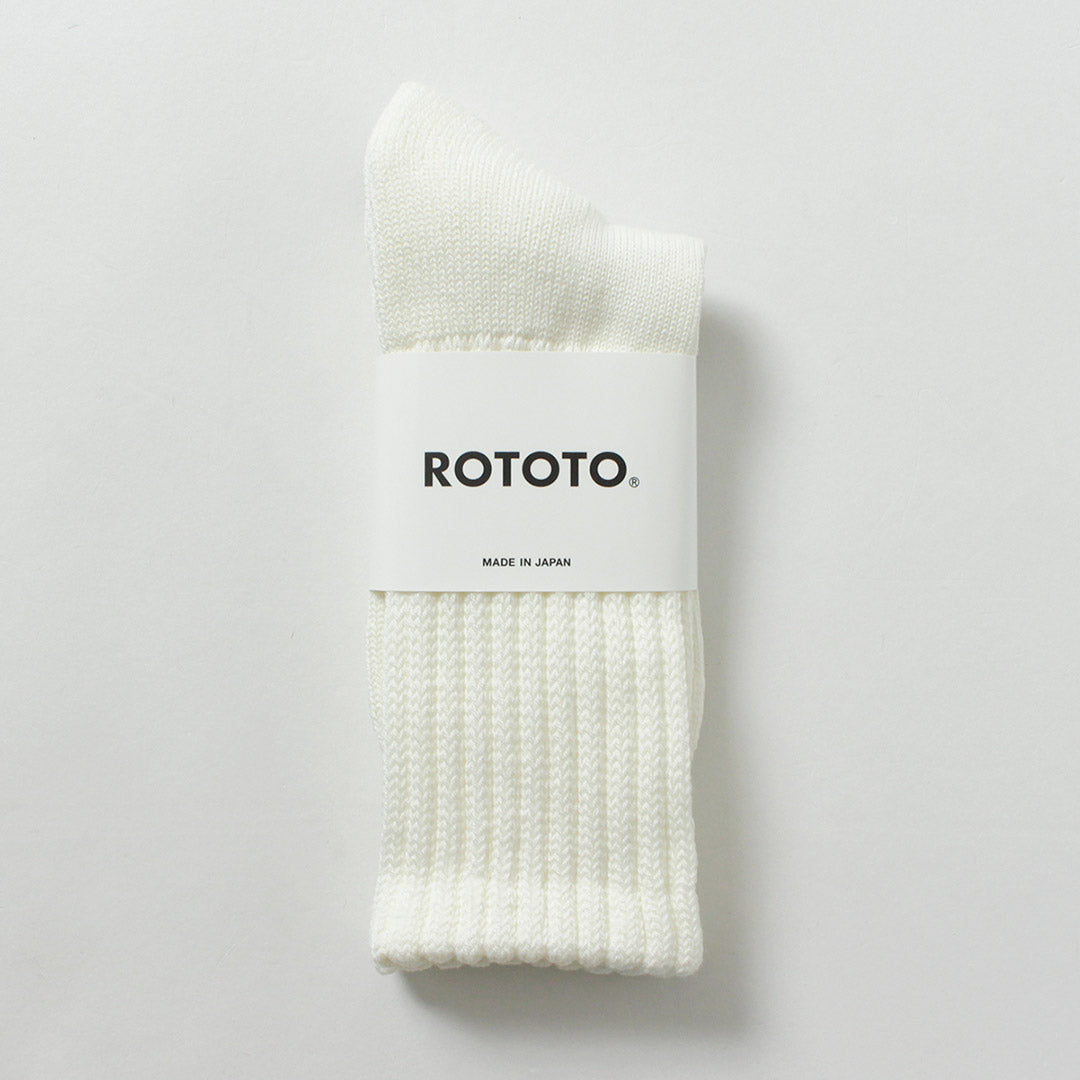 ROTOTO / Loose Pile Crew Socks