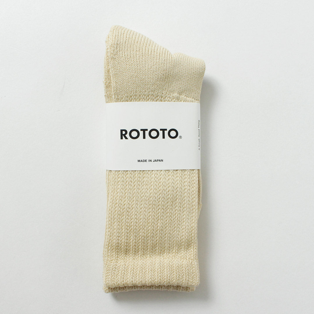 ROTOTO / Loose Pile Crew Socks