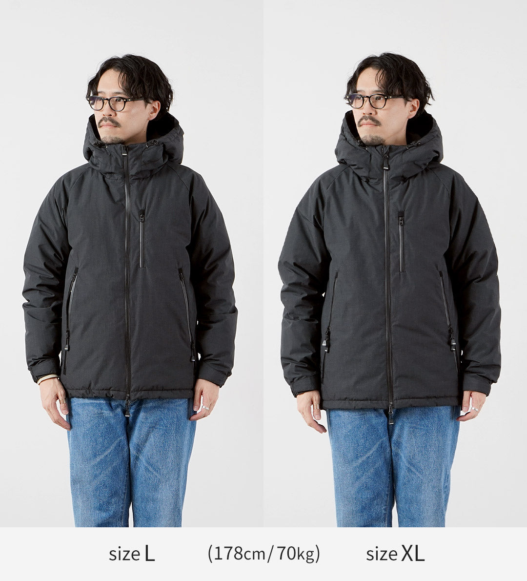 NAANGA / HINOC 邊緣連帽羽絨服 型號 2025
