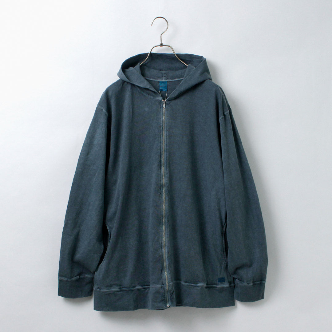GOOD ON / Parka tipo camiseta con cremallera y tinte pigmentado