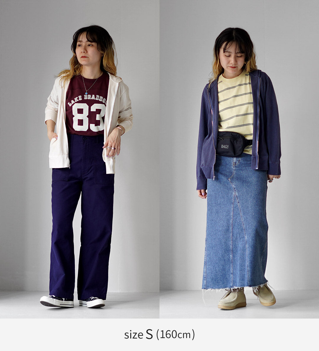 GOOD ON / Pigment Dye Zip Tee Parka