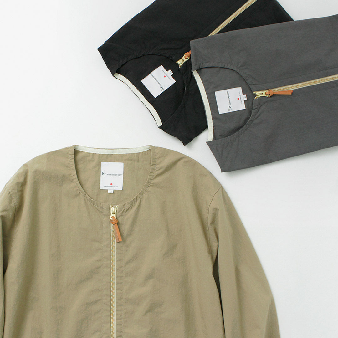 RE MADE IN TOKYO JAPAN / Cotton Nylon Crew Cardigan