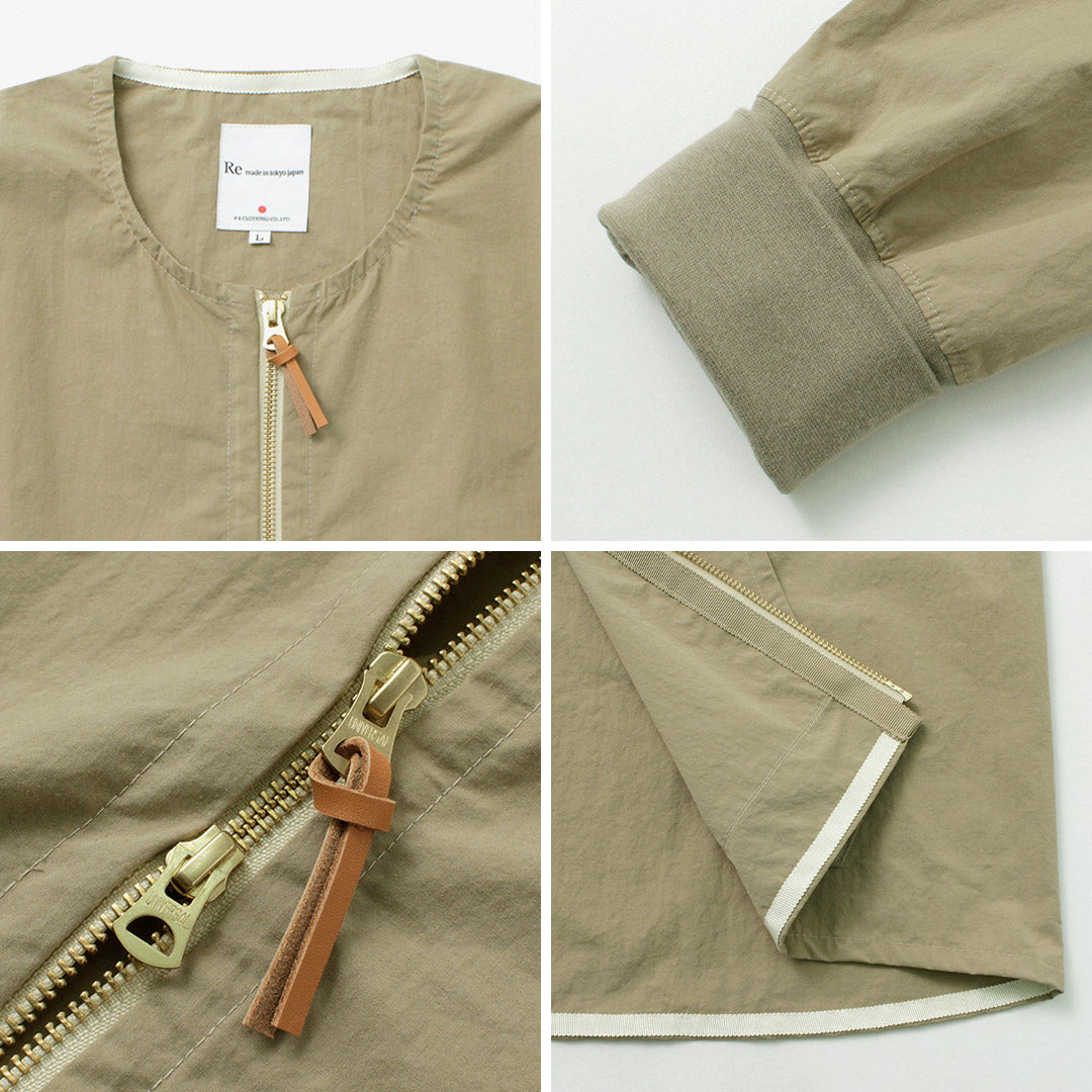 RE MADE IN TOKYO JAPAN / Cotton Nylon Crew Cardigan