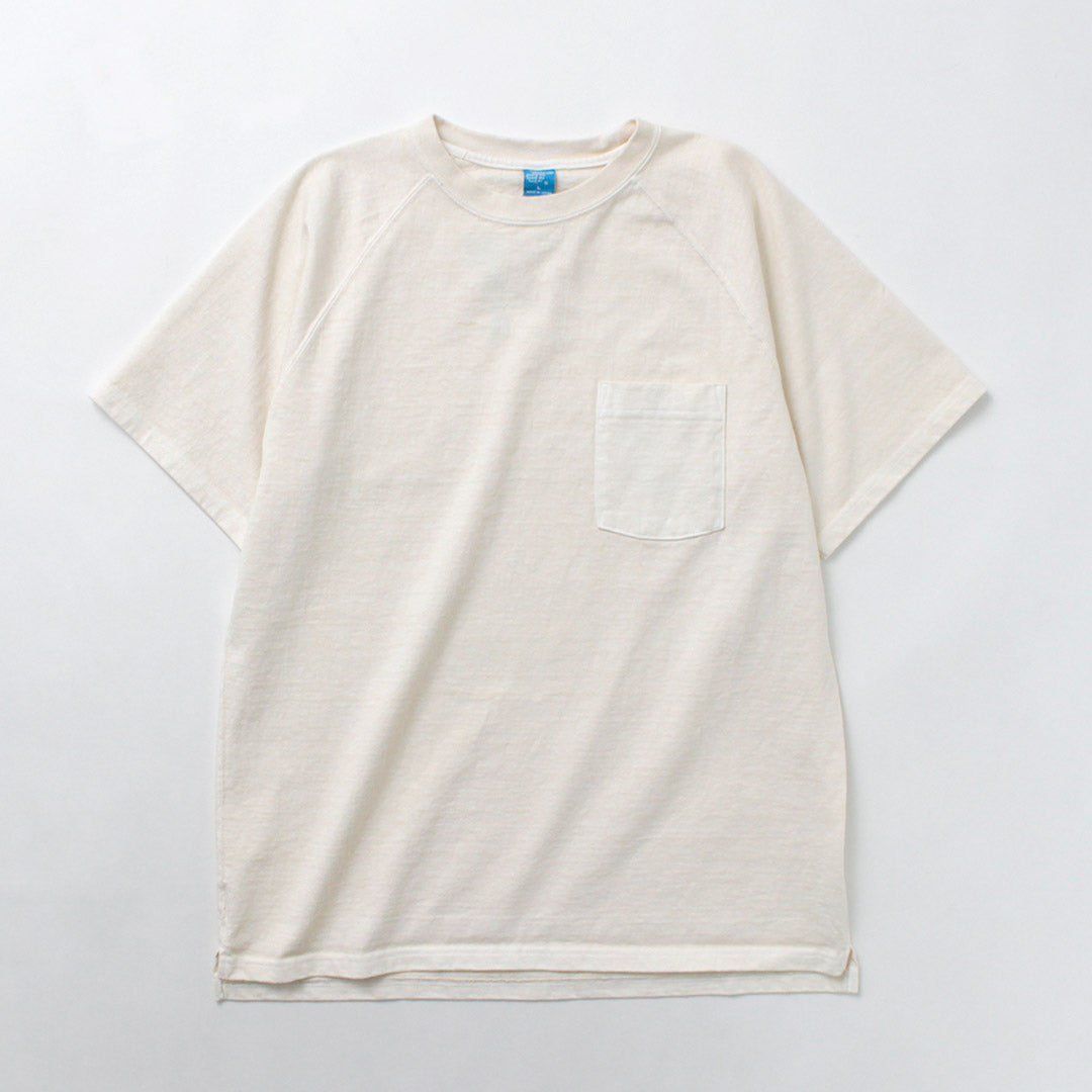 GOOD ON / Raglan Heavy Pocket Short Sleeve T-shirt