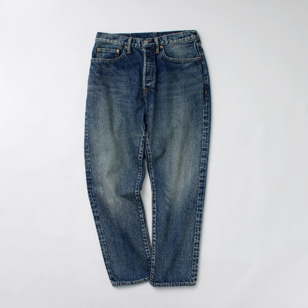 SANCA / 15.5 oz. Denim Tapered Used 5 Pocket Pants