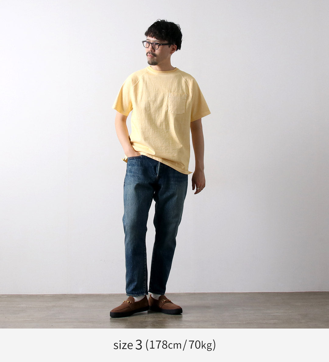 SANCA / 15.5 oz. Denim Tapered Used 5 Pocket Pants