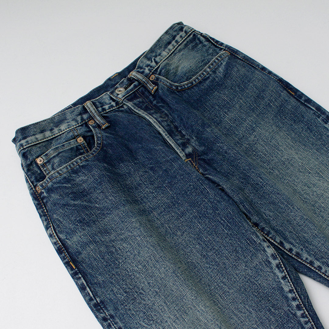 SANCA / 15.5 oz. Denim Tapered Used 5 Pocket Pants
