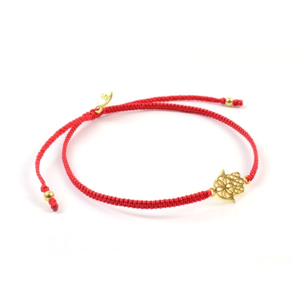 Chalisa T .. / Hamsa Tobre de cordón con muescas a mano