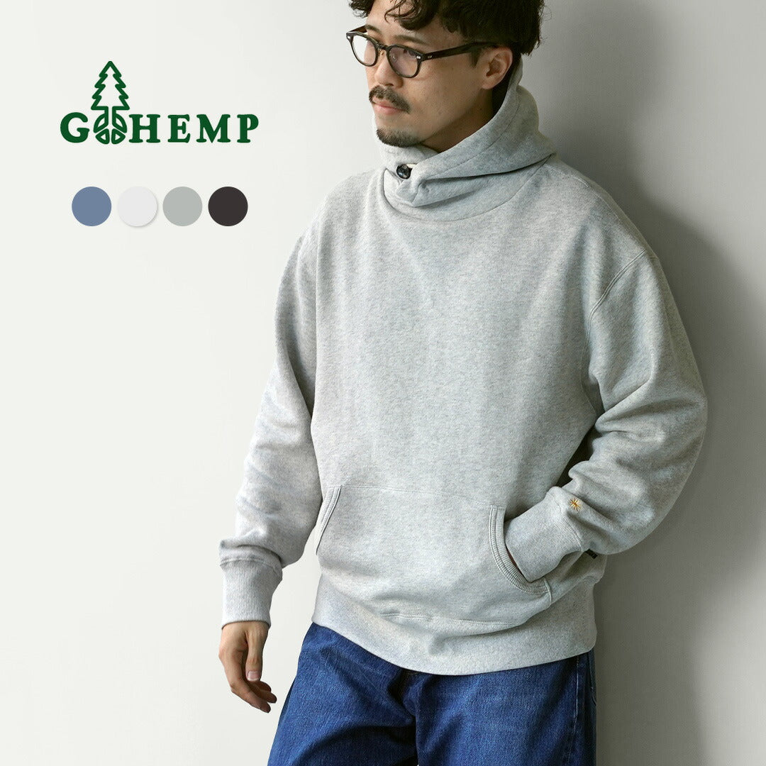 GOHEMP / Sweat à capuche châle en chanvre