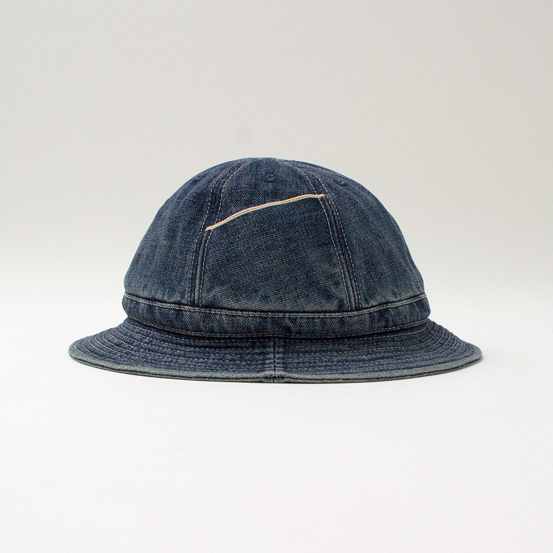 HIGHER / Selvage Denim Panel 6 Hat - Finition usée