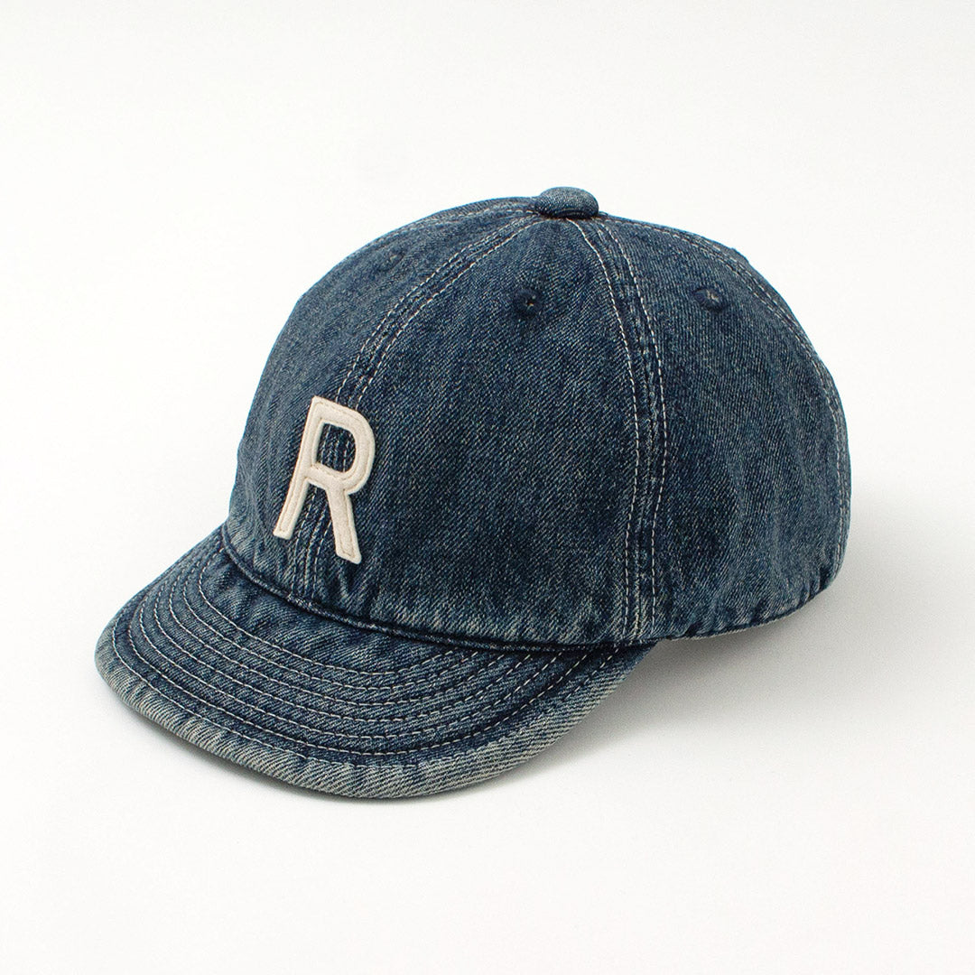 HIGHER / Casquette en denim Selvage avec insigne initiales