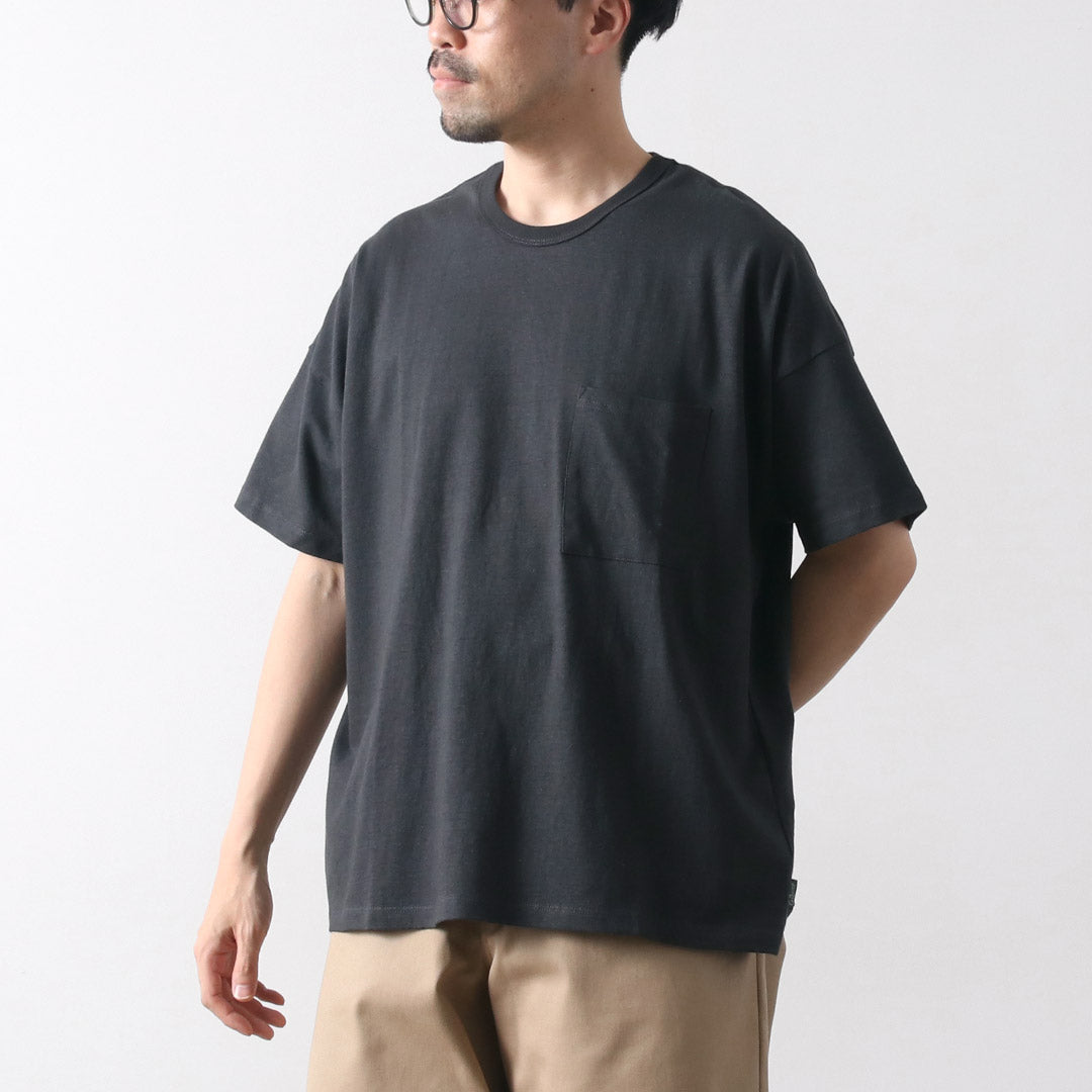 GOHEMP / 와이드 포켓 ​​티셔츠