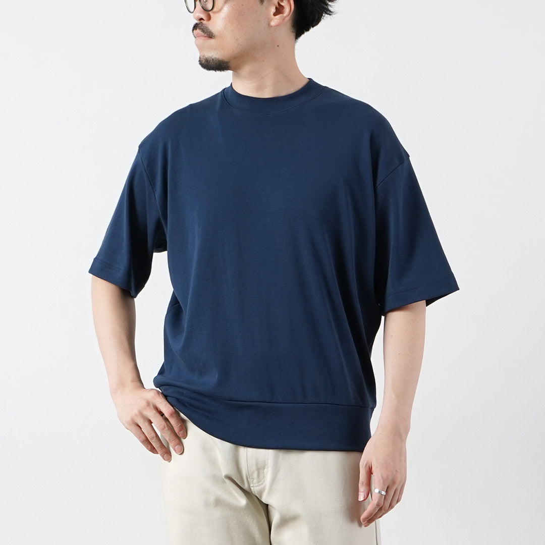 Camiseta de cuello de la tripulación de ajuste relajado de Gicipici / Tonnno