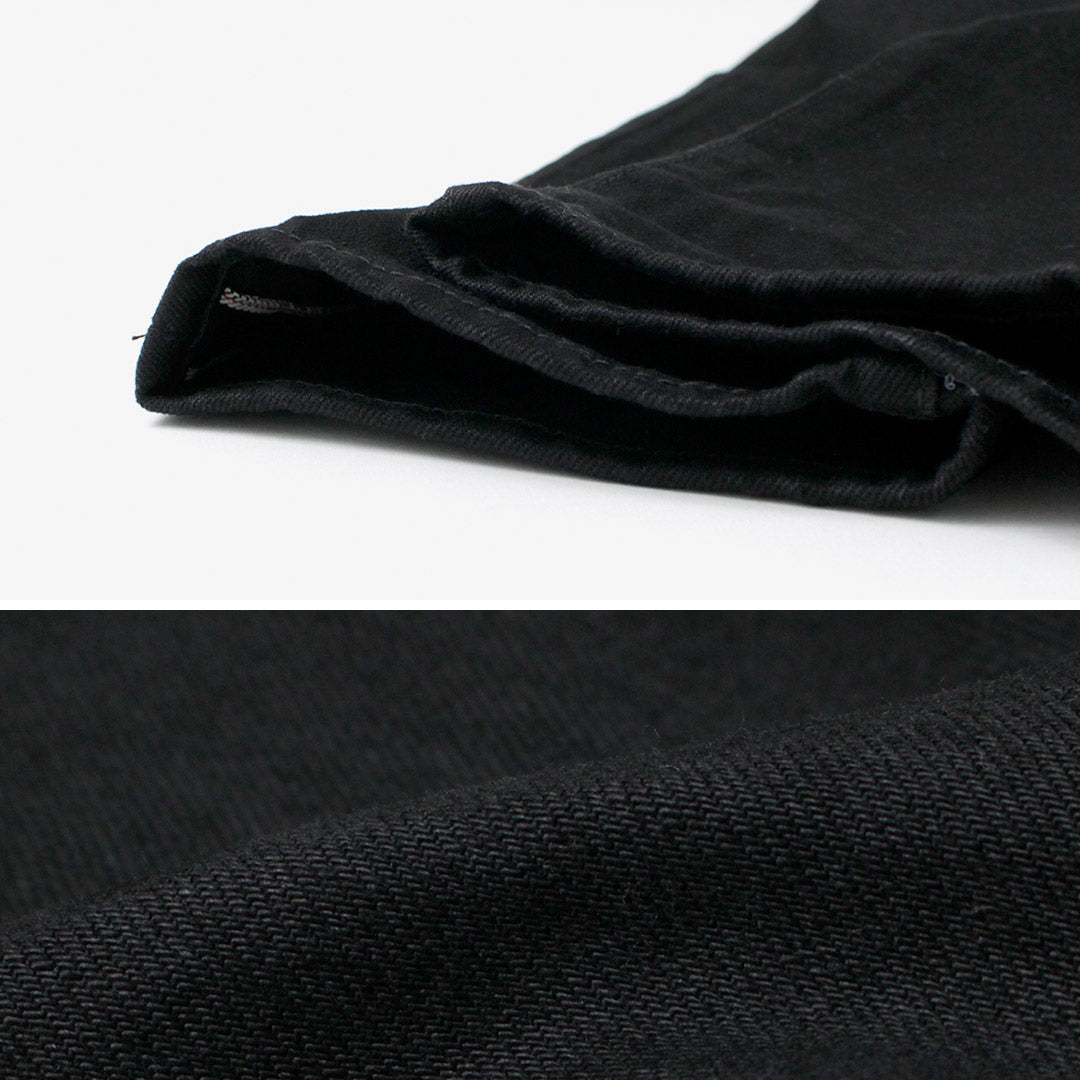 SANCA / Black Denim Tapered 5P Pants