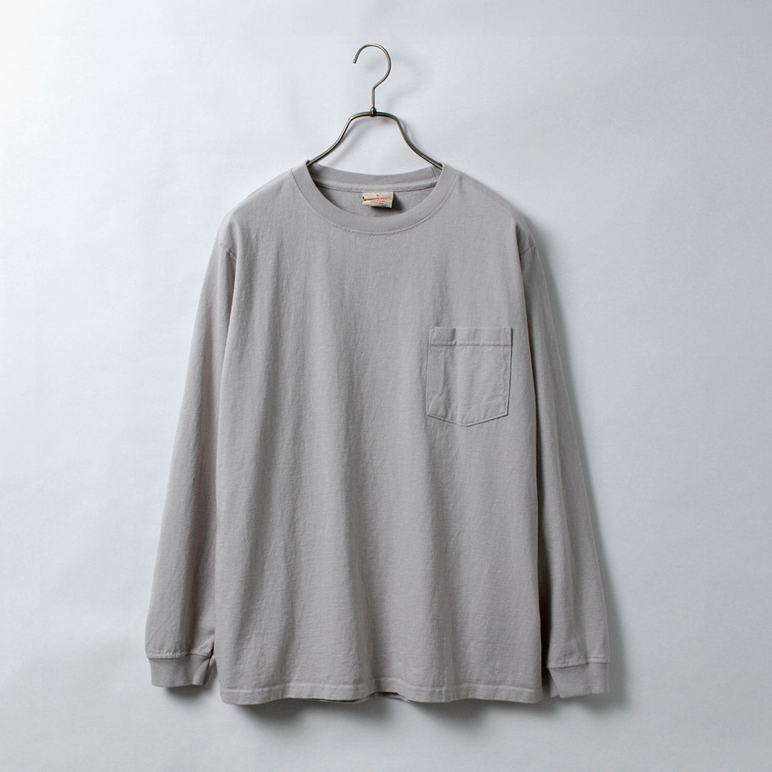 GOODWEAR / Crew Neck Long Sleeves Pocket T-Shirt