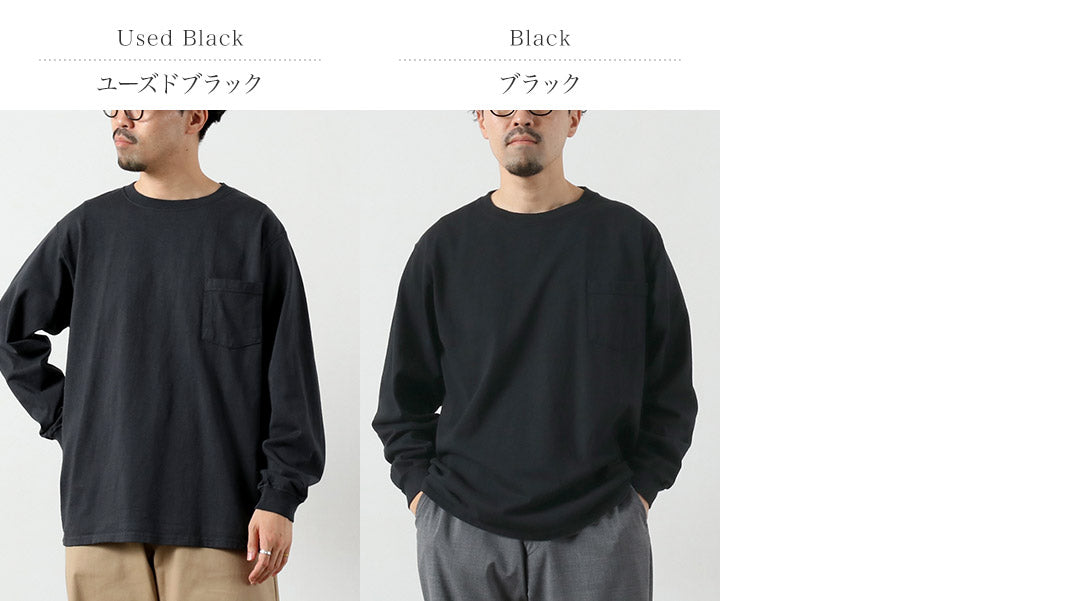 GOODWEAR / Crew Neck Long Sleeves Pocket T-Shirt